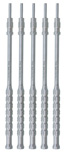 Osteotome Straight, Concave - Set of 5 with stop and Mallet